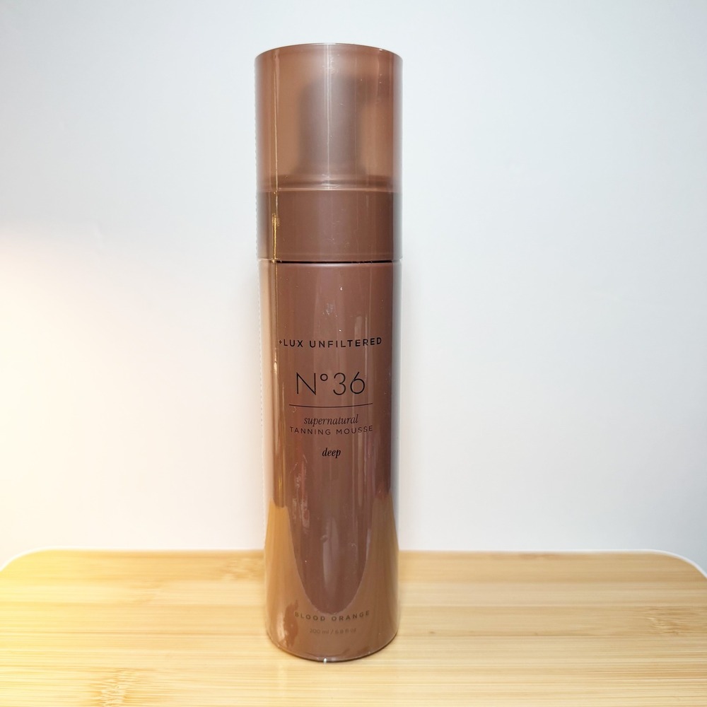 +Lux Unfiltered N36 Supernatural Tanning Mousse Deep Blood Orange 6.8oz New